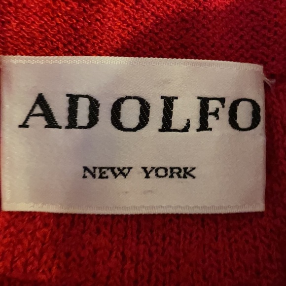 Adolfo New York Vintage Skirt w/ Brass Buttons & Chains - Picture 6 of 6